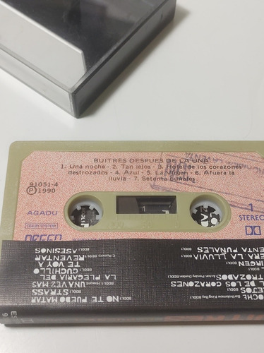 Buitres Después De La Una Casete 1a Ed Difusión, Exelente (Usado)