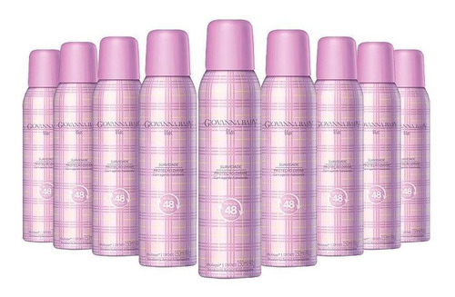 Kit Com 9 Desodorante Aerosol Giovanna Baby Lilac 150ml