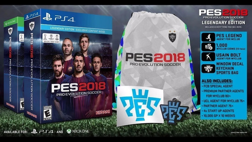 Imagen 3 de 4 de Juego Ps4 Pes 18 Legendary Edition Ps4 / Makkax