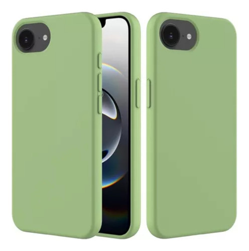 Funda De Silicona De Color Sólido For iPhone 14 15 16e
