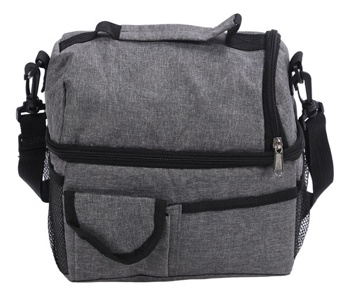 Bolsa Térmica Para Almuerzos De 2 Pisos, Gran Capacidad, Imp