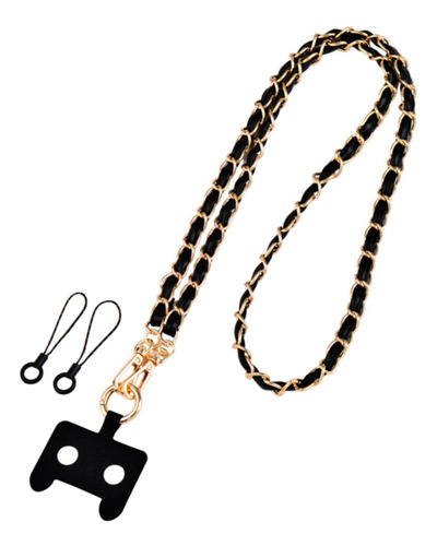 Cordón Para Teléfono, Accesorio De Cadena Para Negro