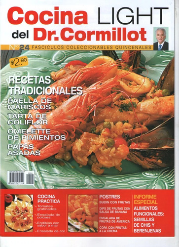 Revista Dr. Cormillot Cocina Light 2006 Colec Completa X24 (Usado)