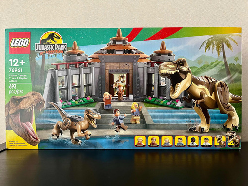 Lego Centro De Visitantes: T. Rex Y Ataque Del Raptor 76961