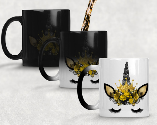 Taza Magica Unicornio Agrega Nombre Gratis M- 15
