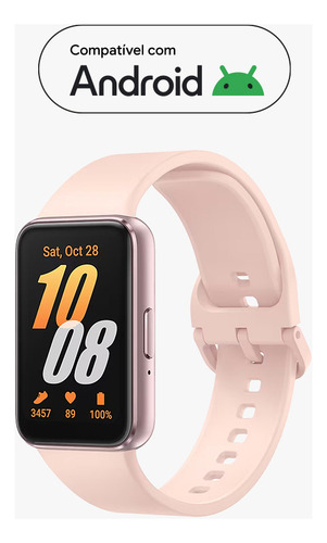 Smartwatch Samsung Galaxy Fit3 Display 1.6 Rosé Rosé Sport Rosé Rosé