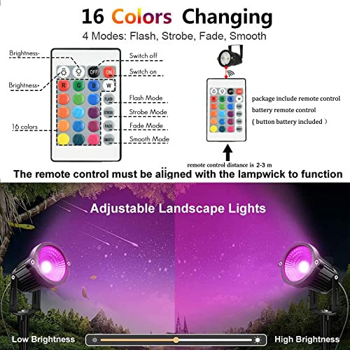 Luces Led De Paisaje Ahsellus De Bajo Voltaje Que Cambian De
