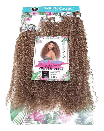 Cabelo Cacheado Lindona Bio Vegetal Orgânico Fashion Classic