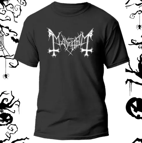 Camiseta T-shirt Unissex Mayhem Banda Black Metal De Mysteriis