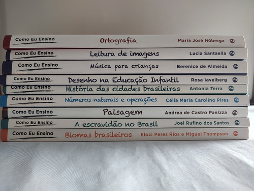 Coleção De 10 Volumes De Livros Como Eu Ensino (Usado)