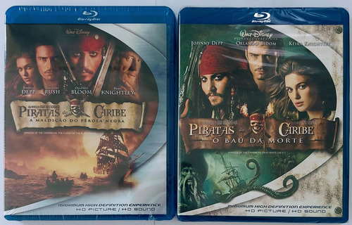 Blu-ray Piratas Do Caribe Coleção Completa Lacrado Original