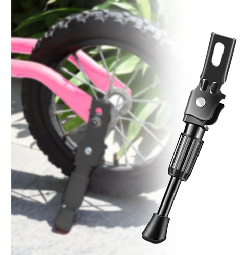 Caballete De Bicicleta Para Niños, Negro 18 Pulgadas