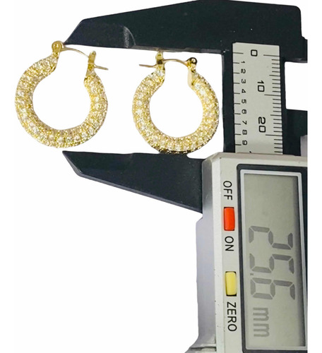 Aro Londonjoyas Argolla De Oro Dorado - 2 X Pack