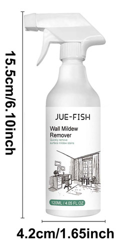 O Spray De Remoção De Mofo Remove Rapidamente As Manchas Sem