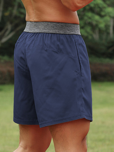 Pantalones Cortos Deportivos Con Bolsillo Para Hombre, Cintu