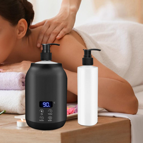 Aquecedor De Óleo De Garrafa Única Com Ajuste De Preto