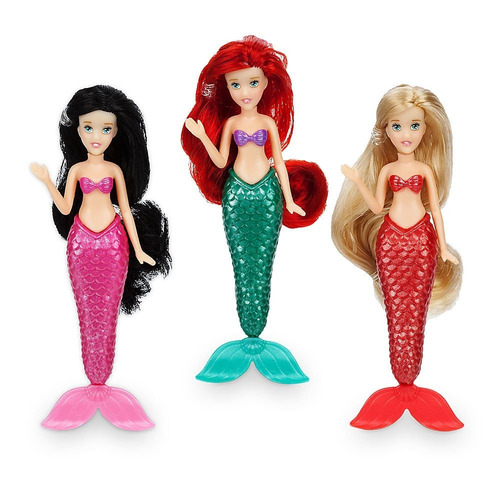 Set X 3 Princesa Ariel & Hermanas La Sirenita A2633