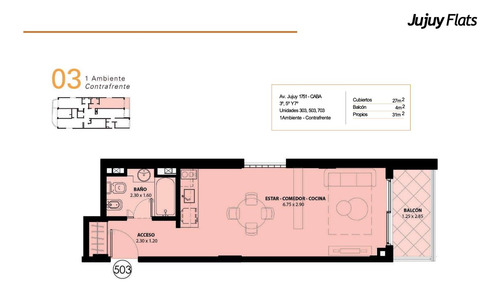 Monoambiente En Venta Con Amenities En Parque Patricios