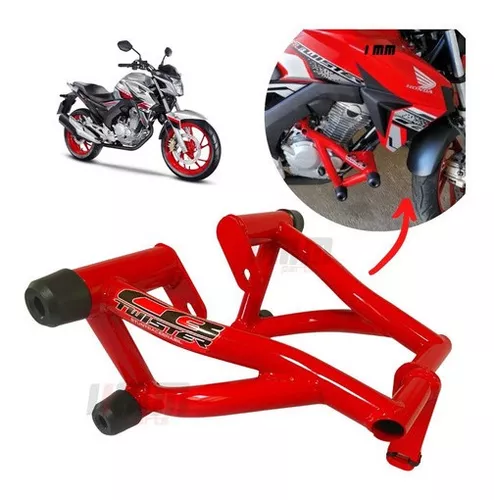 Protetor Motor Cb 250f Twister Stunt Race Honda Vermelho - Desconto no Preço