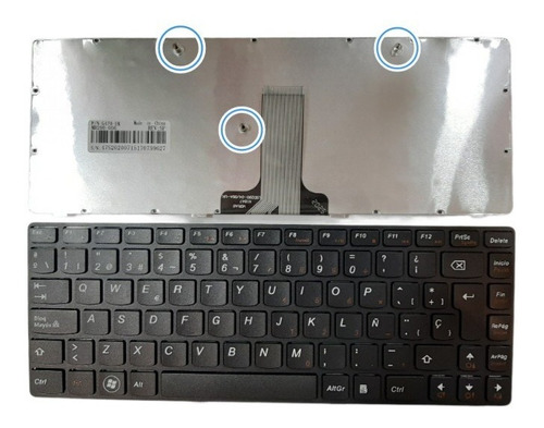 Teclado Lenovo G470 G475 Negro Español