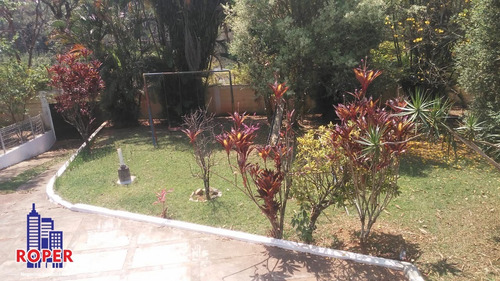 Excelente Chácara De 2.040 Metros Com Piscina À Venda Na Estancia Brasil Em Atibaia!! - Ch00846 - 34651767