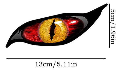 E Devil's Eye Para Decoración De Pared Para Coche, Moto, Ord