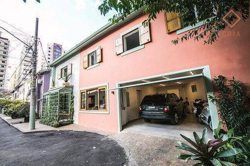 Casa De Vila Itaim Bibi, 300 M², 4 Suítes Todas Com Closet, Master Banheiro Sr E Srª Com Hidro, 2 Vagas, R$ 3.900.000,00 - Ca3049