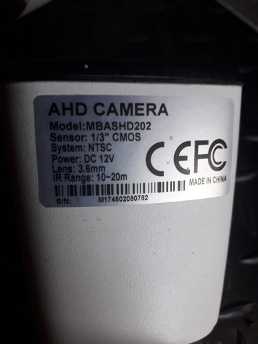 Camara De Seguridad Meriva Mbashd-202 (Usado)