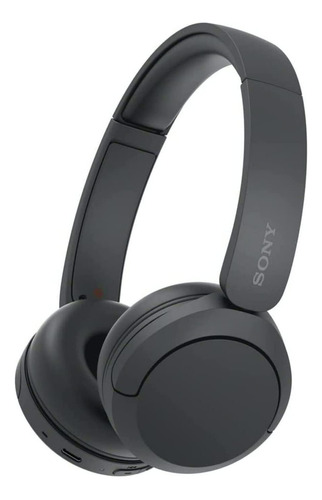 Sony Wh-ch520 - Auriculares Inalámbricos Bluetooth Con Micrófono (negro) Con Funda Rígida Protectora Para Auriculares (2 Artículos)