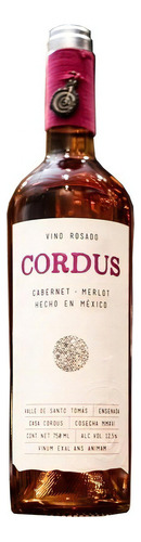 Vino Rosado Cordus Casauv-merlot 750 Ml