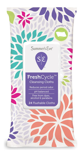 Summer's Eve Freshcycle - Paos De Limpieza | Reduce El Olor