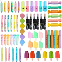 Comprar 30 Marca Texto Fofo Fofinhos Papelaria Fofa Kawaii Canetinha