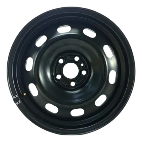 Roda De Ferro Aro 16 5x100 Preta Original Volkswagen T-cross