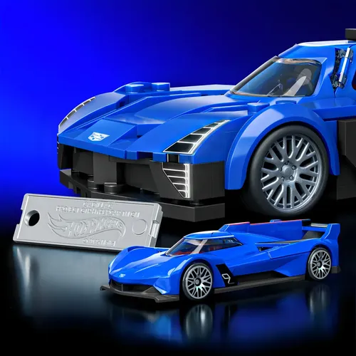 Veículo Mattel Brick Shop Speed Cadillac Project GTPHypercar