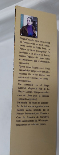 Libro Novela El Juego Del Colgado .