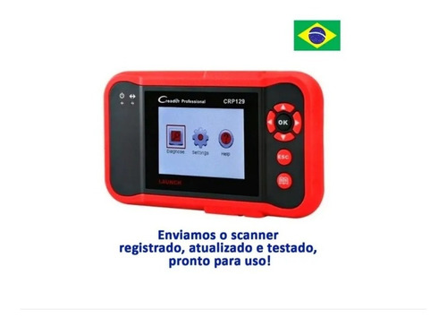 Launch Creader 8 Scanner Automotivo Obd2 Port 2019 + Fiat 3 