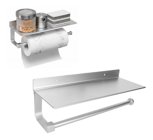 Estante De Papel Enrollado, Estante De Aluminio Para Baño, S