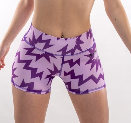 Calza Corta Short Bearfit Cala Purple Crossfit Wombo