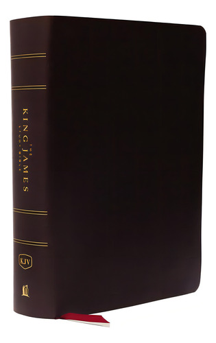 The King James Study Bible, Bonded Leather, Burgundy, Indexed, Full-color Edition, De Thomas Nelson. Editorial Thomas Nelson Pub, Tapa Dura En Inglés