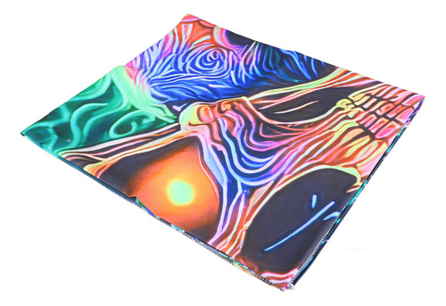 Tapiz Decorativo Colorido Misterioso Con Forma De Calavera R