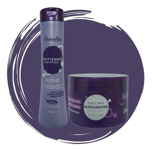 Kit De Tratamento Capilar Matizador (shampoo E Máscara 250g)