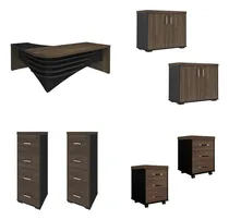 Comprar Conjunto Escritório: Mesa + Gaveteiros + Balcões + Arquivos