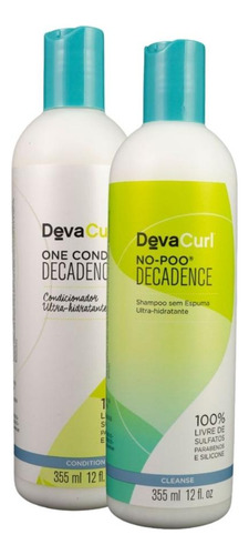 Devacurl No-poo Decadence Kit Shampoo E Condicionador 355ml