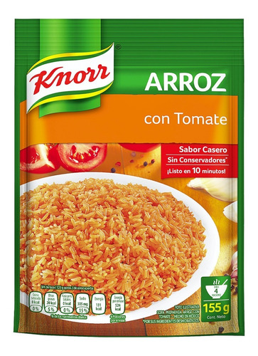 Knorr Arroz Con Tomate 155g