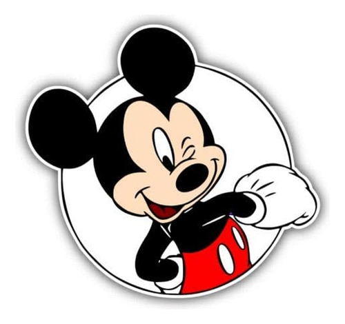 Mickey Mouse Winks - Adhesivo Gráfico De Dibujos Animados, P