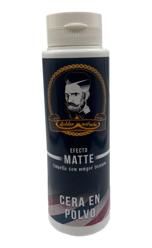 Cera En Polvo Golden Moustache Efecto Matte