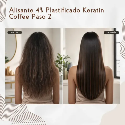Alisante Plastificado Keratin Coffee Paso 2 Proliss 1000m | Cuotas
