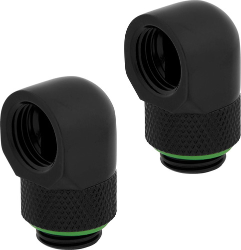 Adaptador Giratorio 90 ° Corsair Hydro X Series, Negro,