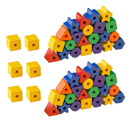 ' Brinquedos De Miçangas Montessori 50 Peças Brinquedos