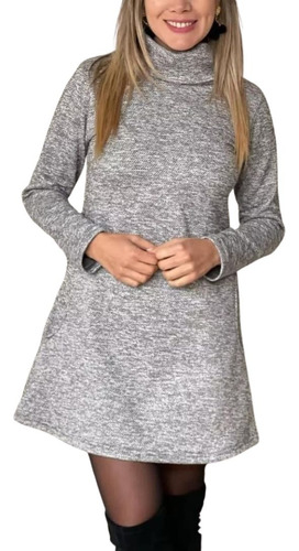 Vestido Corto Ajustado Invierno Otoño Juvenil